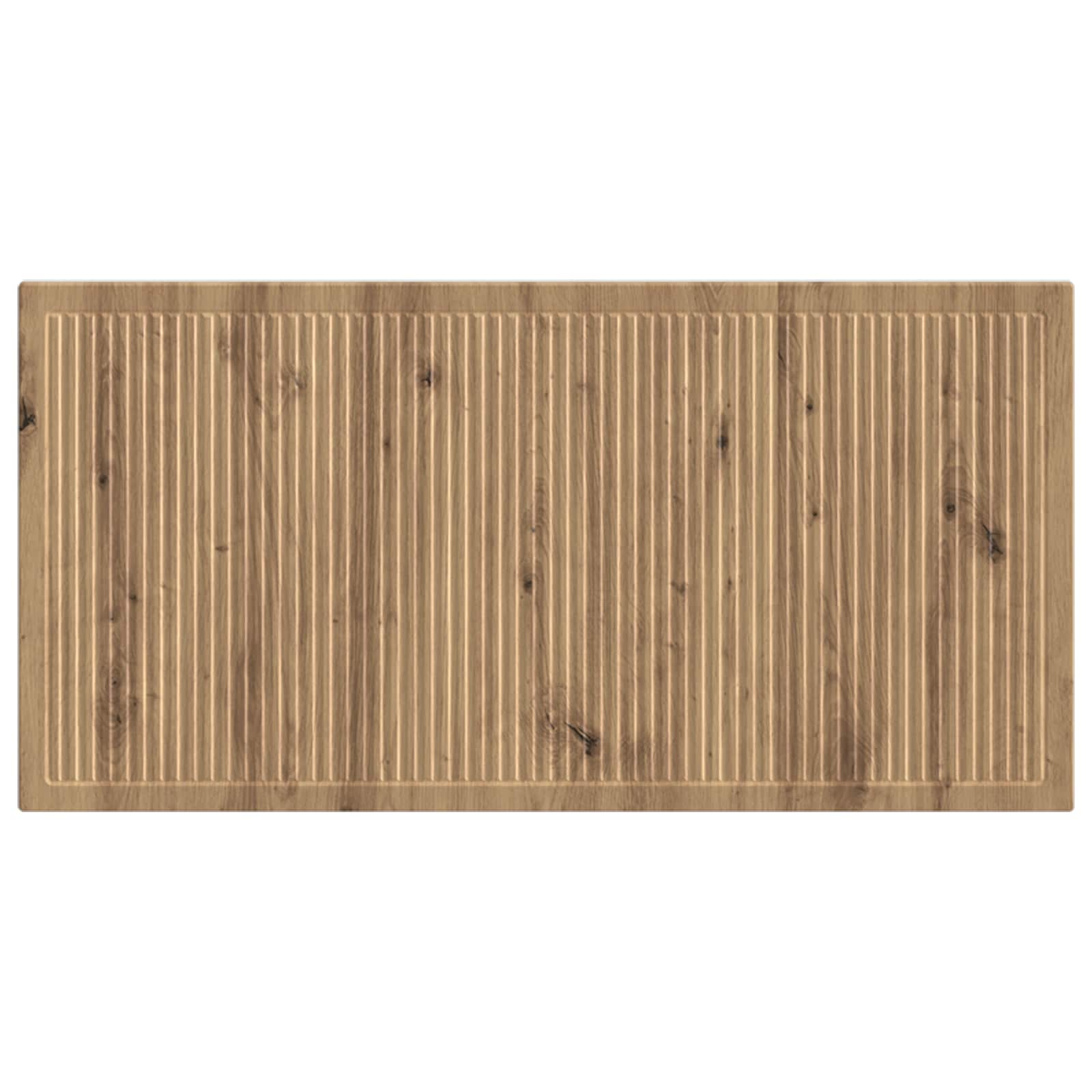 vidaXL Wall-Mounted Headboard EDE Artisan Oak Engineered Wood 3