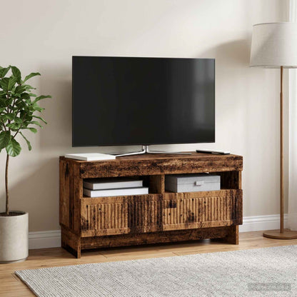 vidaXL LED TV Cabinet Old Wood Engineered Wood 4