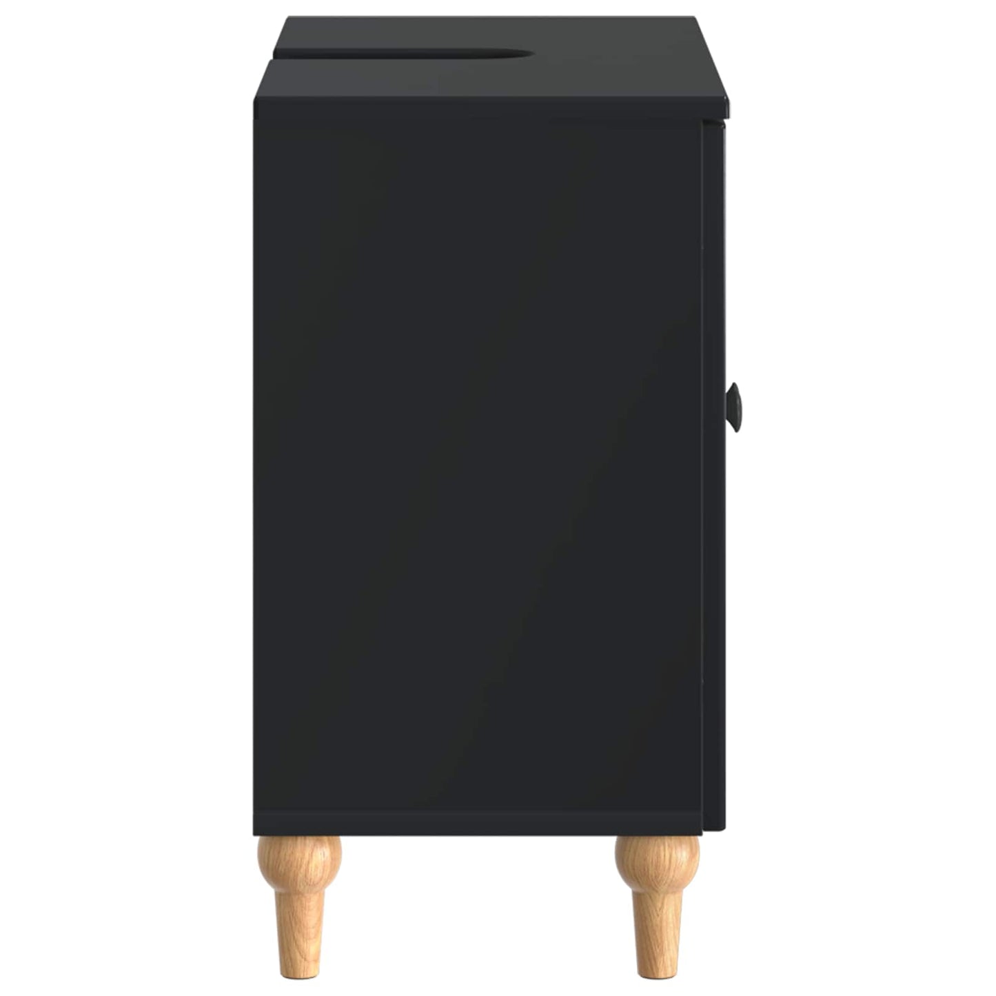 vidaXL Bathroom Sink Cabinet ALKMAAR Black 59.5 x 31.5x 59 cm 5