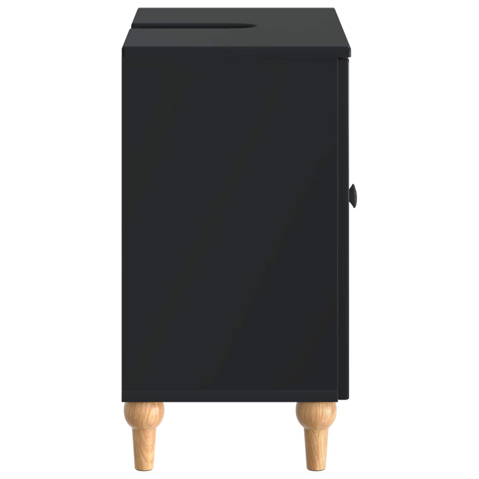 vidaXL Bathroom Sink Cabinet ALKMAAR Black 59.5 x 31.5x 59 cm 5