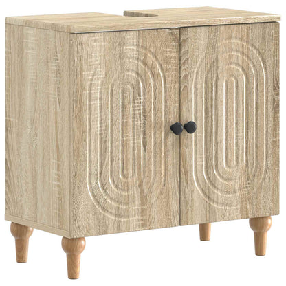 Bathroom Sink Cabinet ALKMAAR 59.5 x 31.5x 59 cm Sonoma oak