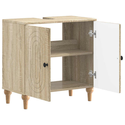 Bathroom Sink Cabinet ALKMAAR 59.5 x 31.5x 59 cm Sonoma oak
