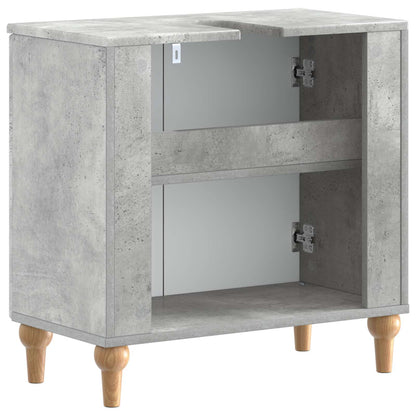 vidaXL Bathroom Sink Cabinet ALKMAAR Concrete Grey 59.5 x 31.5x 59 cm 6