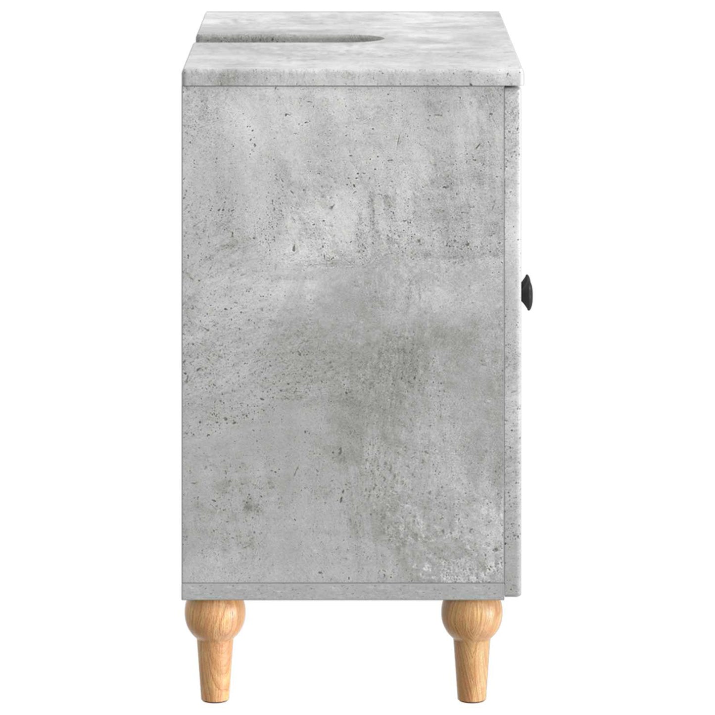 vidaXL Bathroom Sink Cabinet ALKMAAR Concrete Grey 59.5 x 31.5x 59 cm 5