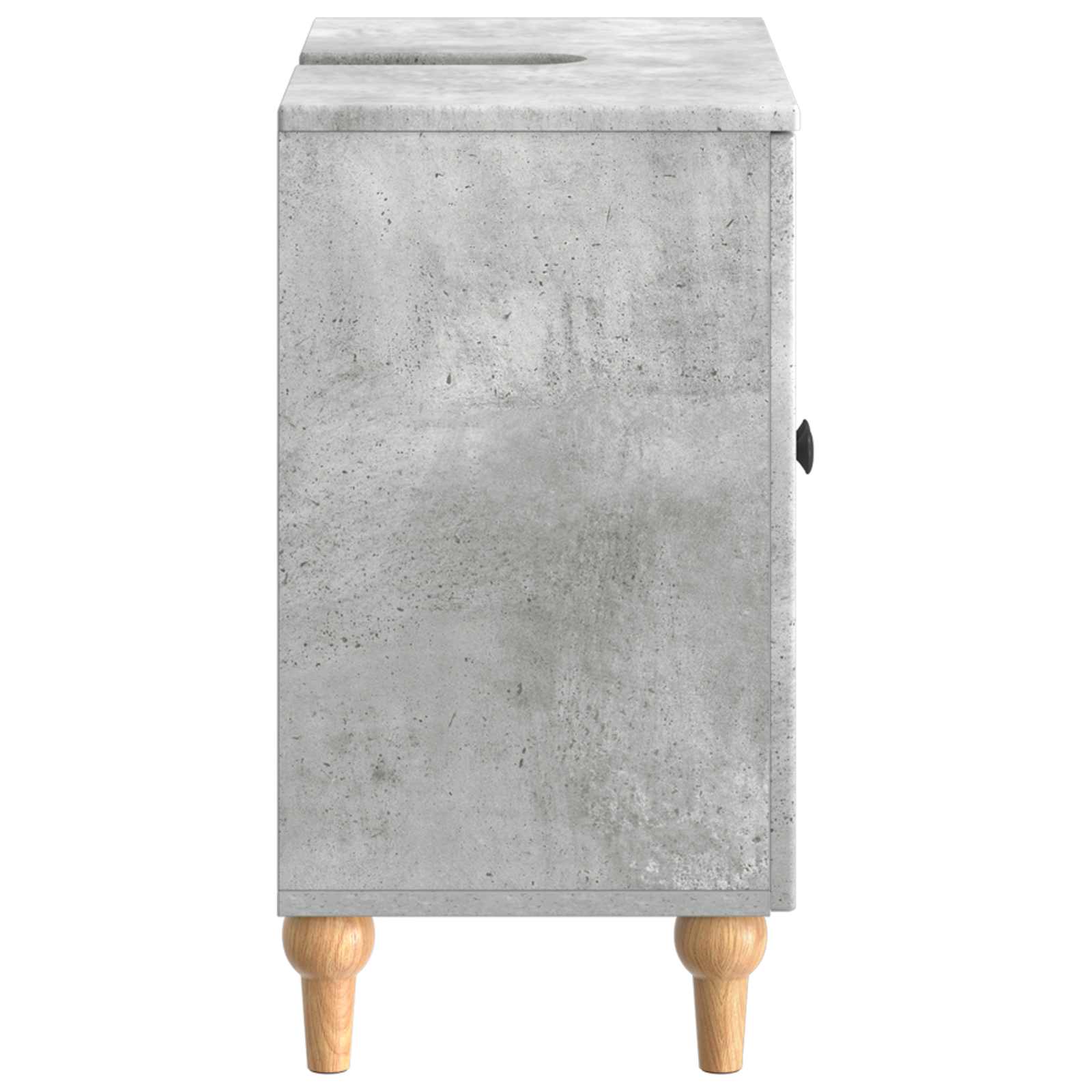 vidaXL Bathroom Sink Cabinet ALKMAAR Concrete Grey 59.5 x 31.5x 59 cm 5