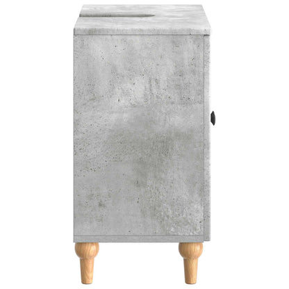 vidaXL Bathroom Sink Cabinet ALKMAAR Concrete Grey 59.5 x 31.5x 59 cm 5