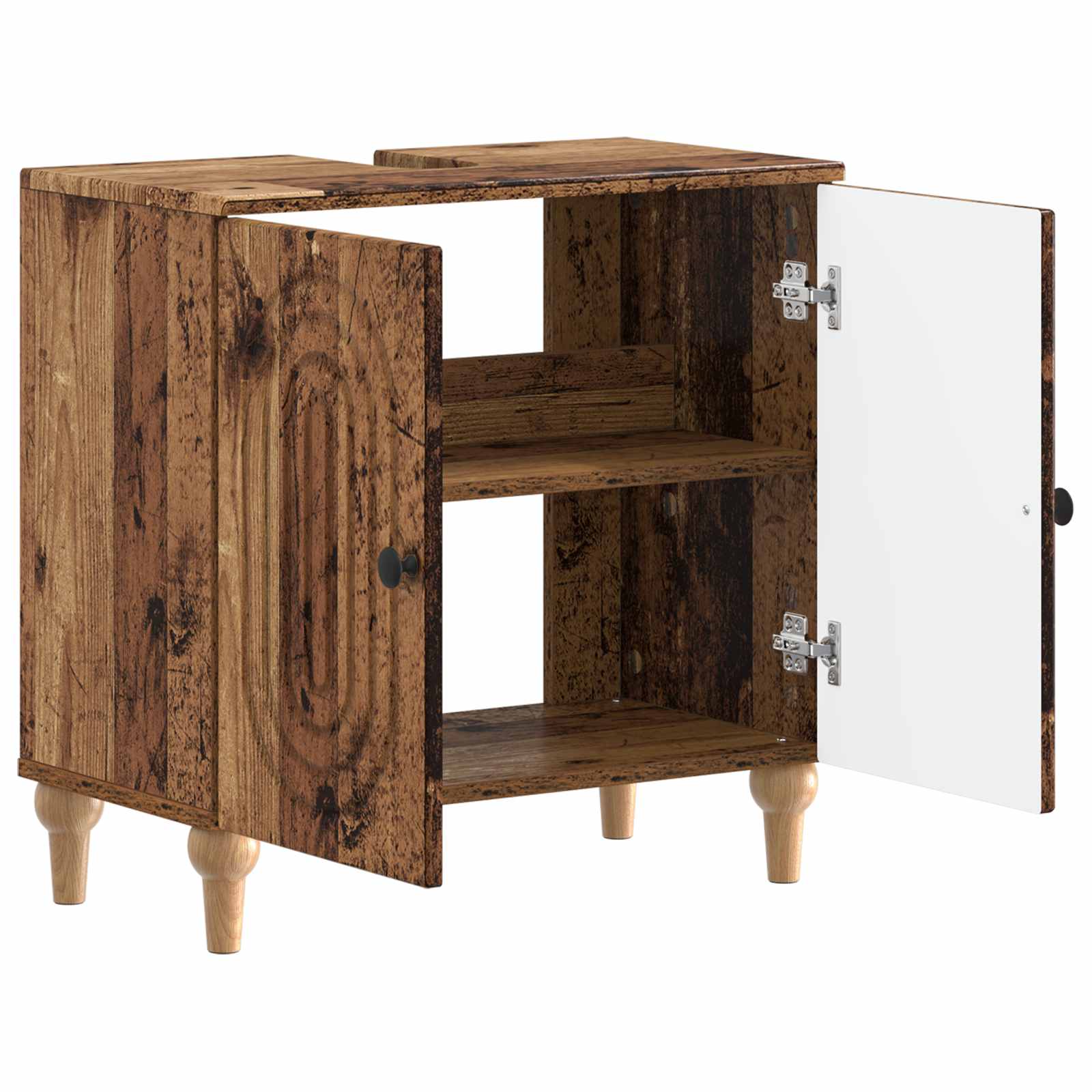 vidaXL Bathroom Sink Cabinet ALKMAAR Old Wood 59.5 x 31.5x 59 cm 3