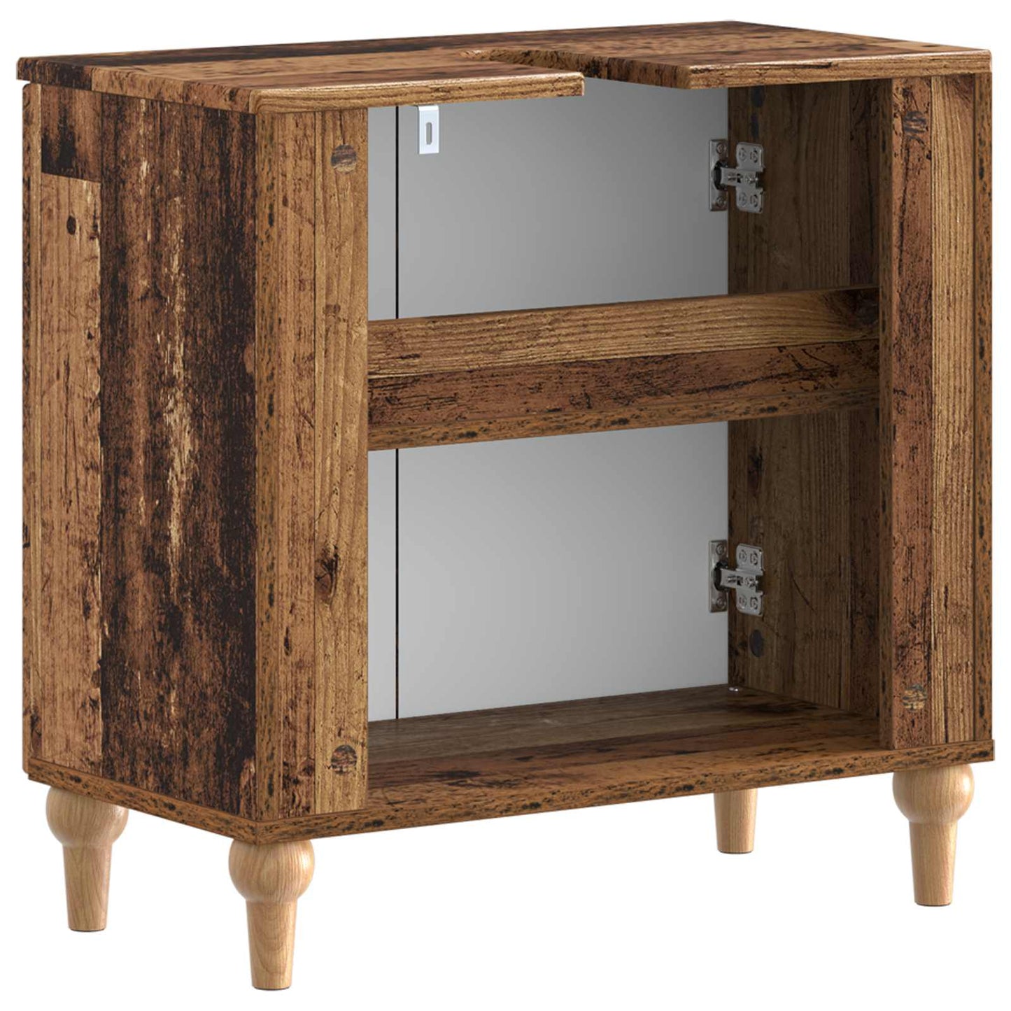 vidaXL Bathroom Sink Cabinet ALKMAAR Old Wood 59.5 x 31.5x 59 cm 6