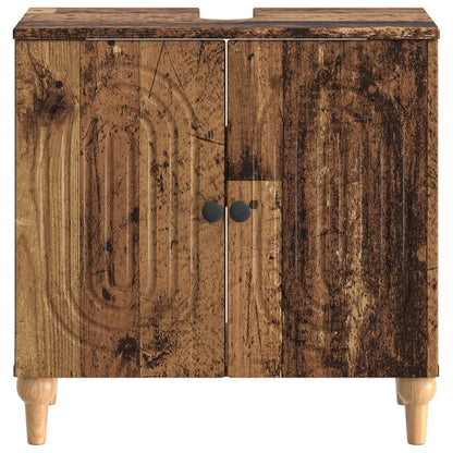vidaXL Bathroom Sink Cabinet ALKMAAR Old Wood 59.5 x 31.5x 59 cm 4