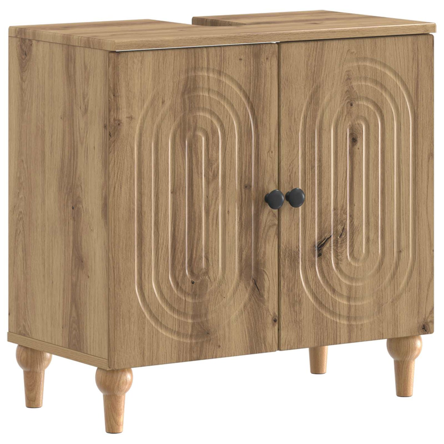 vidaXL Bathroom Sink Cabinet ALKMAAR Artisan Oak 59.5 x 31.5x 59 cm 2