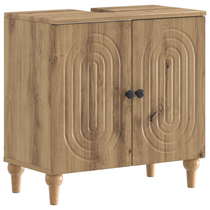 vidaXL Bathroom Sink Cabinet ALKMAAR Artisan Oak 59.5 x 31.5x 59 cm 2