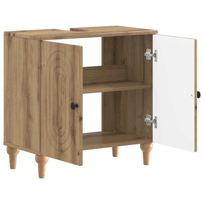 vidaXL Bathroom Sink Cabinet ALKMAAR Artisan Oak 59.5 x 31.5x 59 cm 3