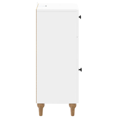 vidaXL Bathroom Storage Cainet ALKMAAR White 30 x 31 x 80 cm 5