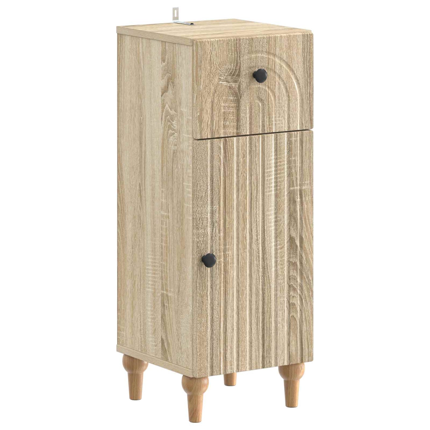 vidaXL Bathroom Storage Cainet ALKMAAR Sonoma Oak 30 x 31 x 80 cm 2