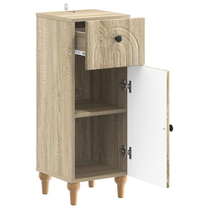 vidaXL Bathroom Storage Cainet ALKMAAR Sonoma Oak 30 x 31 x 80 cm 3