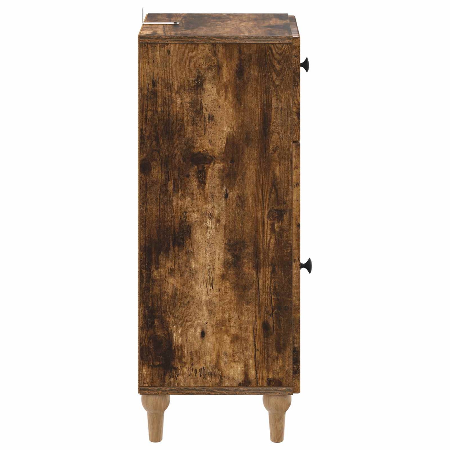 vidaXL Bathroom Storage Cainet ALKMAAR Smoked Oak 30 x 31 x 80 cm 5
