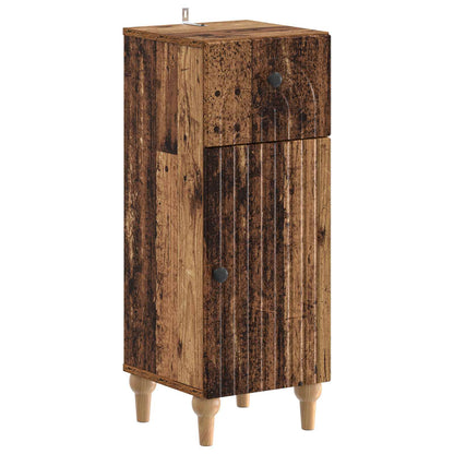 vidaXL Bathroom Storage Cainet ALKMAAR Old Wood 30 x 31 x 80 cm 2