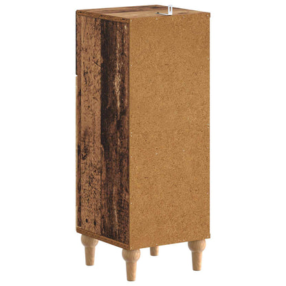 vidaXL Bathroom Storage Cainet ALKMAAR Old Wood 30 x 31 x 80 cm 6
