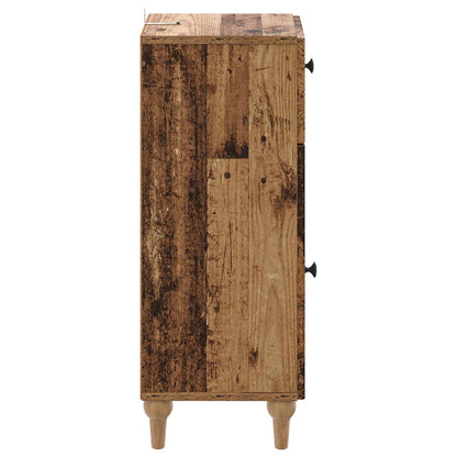 vidaXL Bathroom Storage Cainet ALKMAAR Old Wood 30 x 31 x 80 cm 5