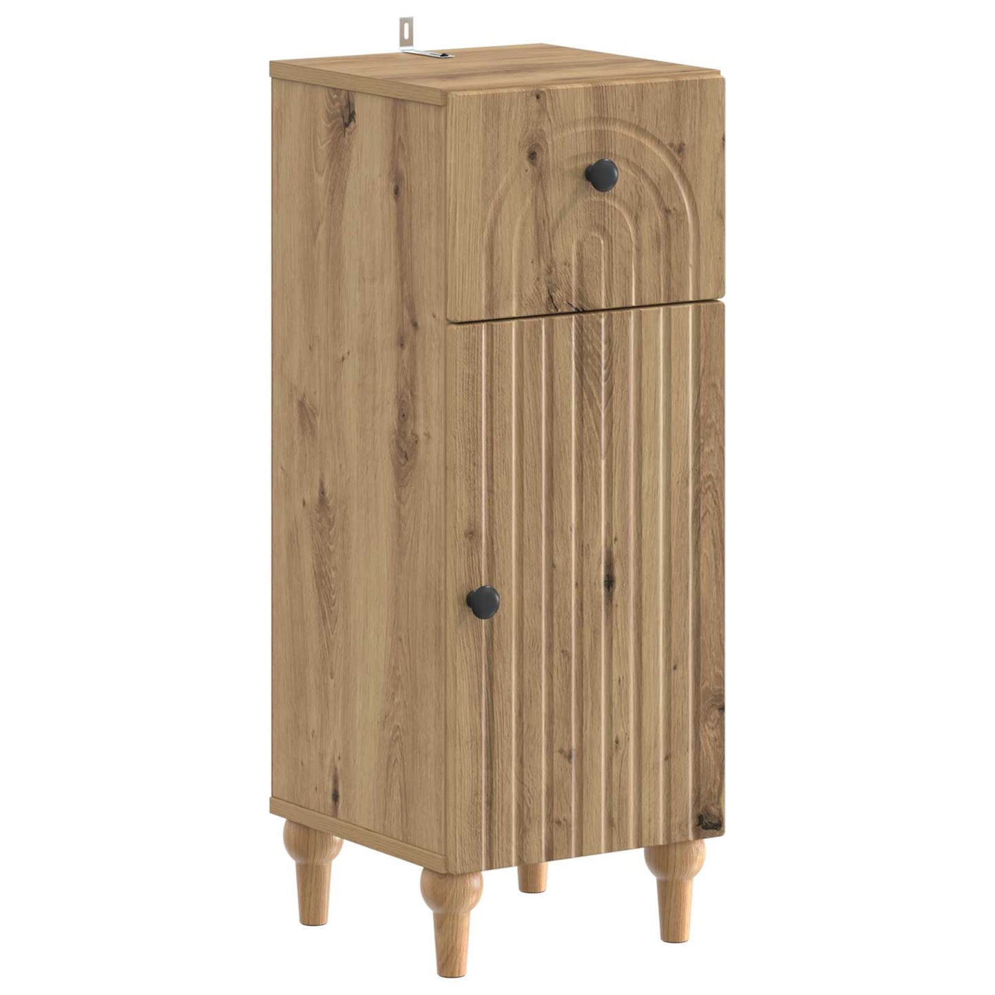 vidaXL Bathroom Storage Cainet ALKMAAR Artisan Oak 30 x 31 x 80 cm 2
