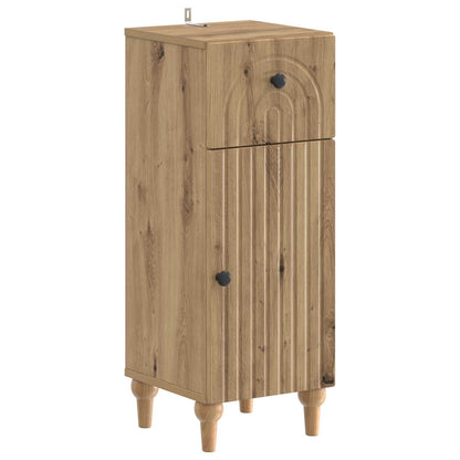 vidaXL Bathroom Storage Cainet ALKMAAR Artisan Oak 30 x 31 x 80 cm 2