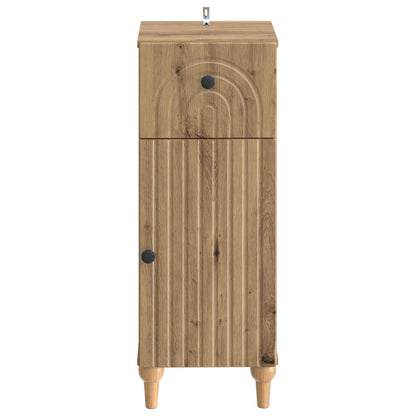vidaXL Bathroom Storage Cainet ALKMAAR Artisan Oak 30 x 31 x 80 cm 4