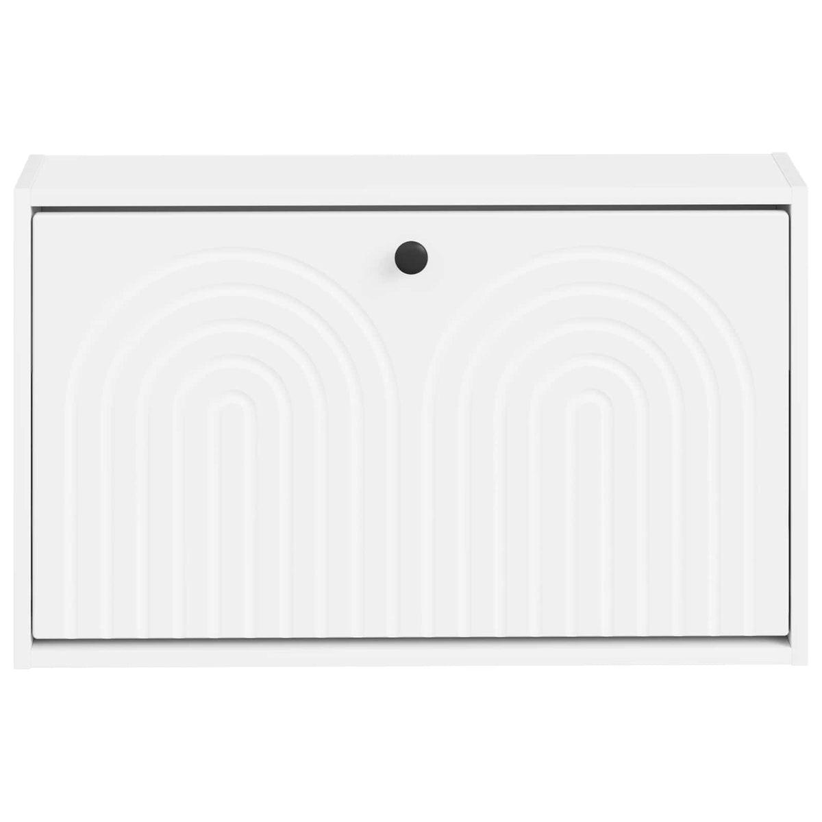 vidaXL Wall-Mounted Shoe Cabinet ALKMAAR 71 x 17 x 43 cm White 4