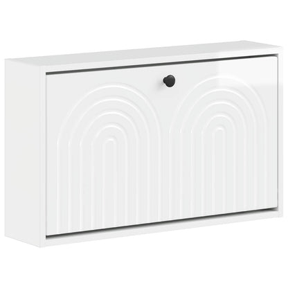vidaXL Wall-Mounted Shoe Cabinet ALKMAAR 71 x 17 x 43 cm 2