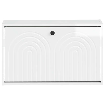 vidaXL Wall-Mounted Shoe Cabinet ALKMAAR 71 x 17 x 43 cm 4