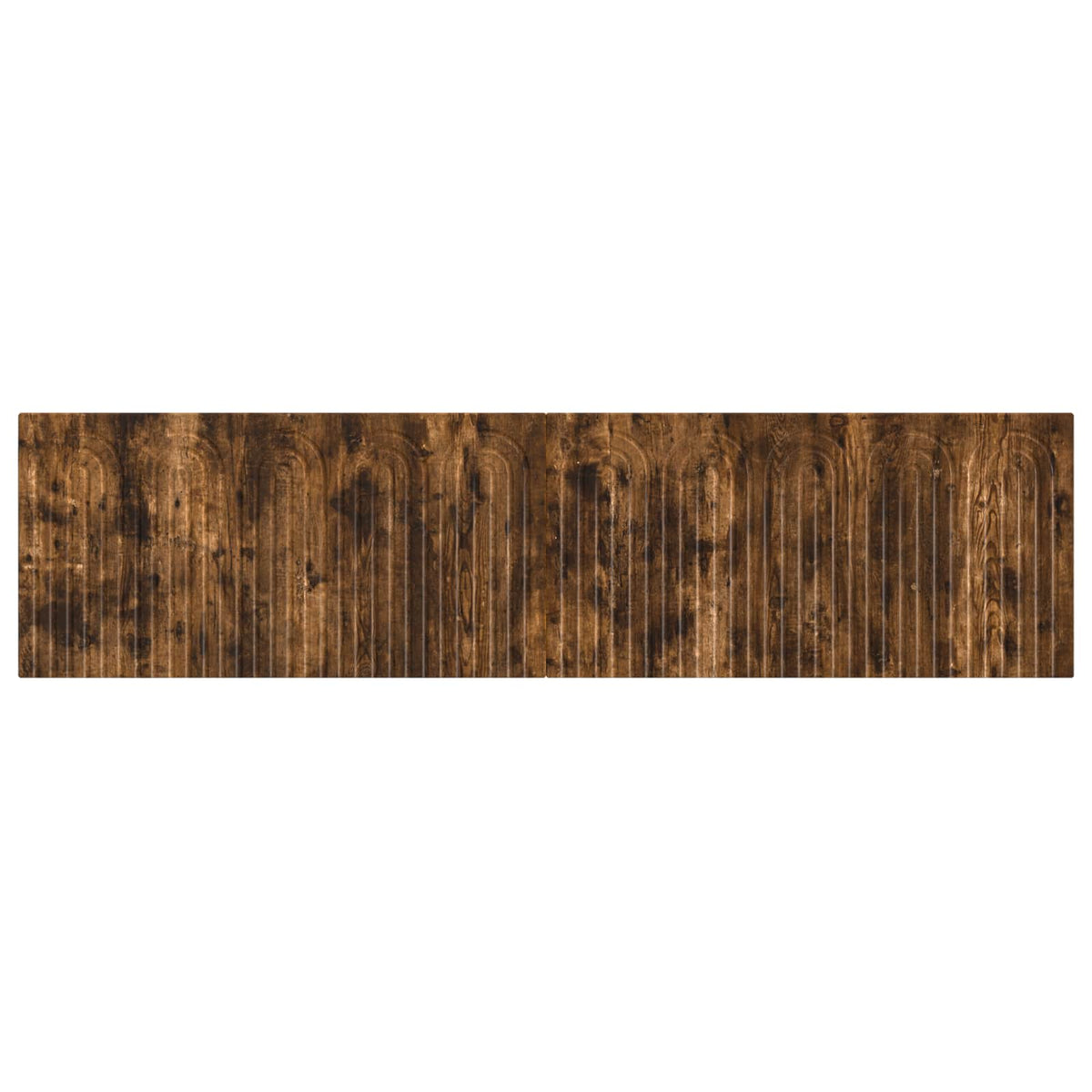 vidaXL Wall-Mounted Headboard ALKMAAR Smoked Oak Engineered Wood 3
