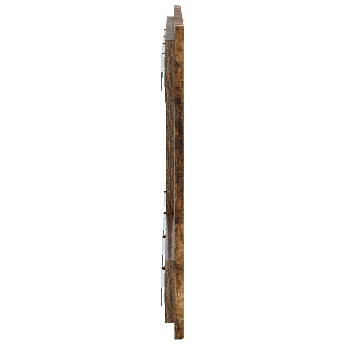 vidaXL Wall-Mounted Headboard ALKMAAR Smoked Oak Engineered Wood 4
