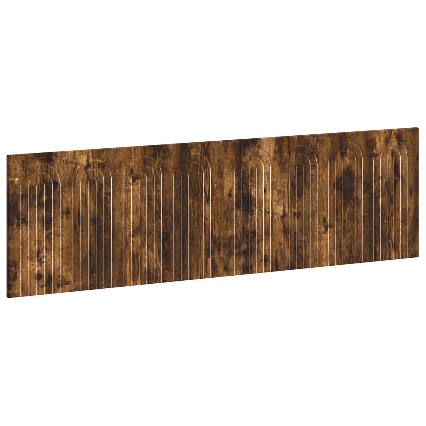vidaXL Wall-Mounted Headboard ALKMAAR Smoked Oak Engineered Wood 2