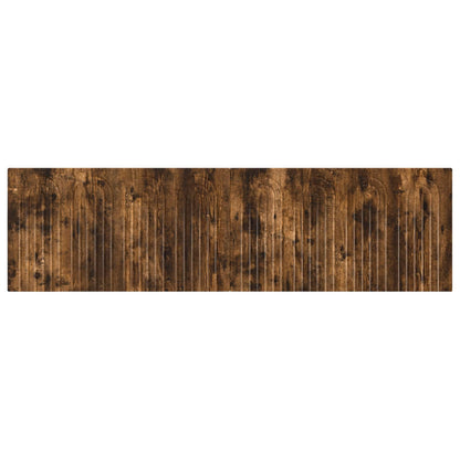 vidaXL Wall-Mounted Headboard ALKMAAR Smoked Oak Engineered Wood 3