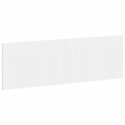 vidaXL Wall-Mounted Headboard ALKMAAR White Engineered Wood 2