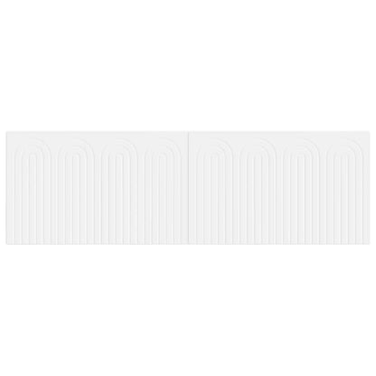 vidaXL Wall-Mounted Headboard ALKMAAR White Engineered Wood 3
