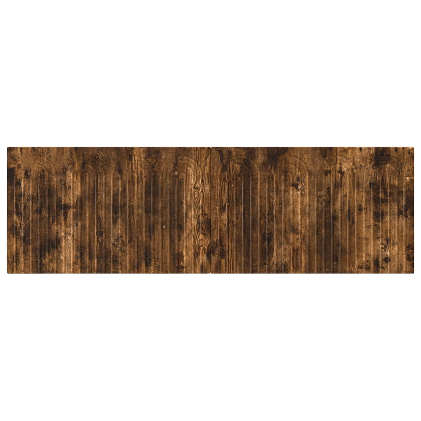 vidaXL Wall-Mounted Headboard ALKMAAR Smoked Oak Engineered Wood 3