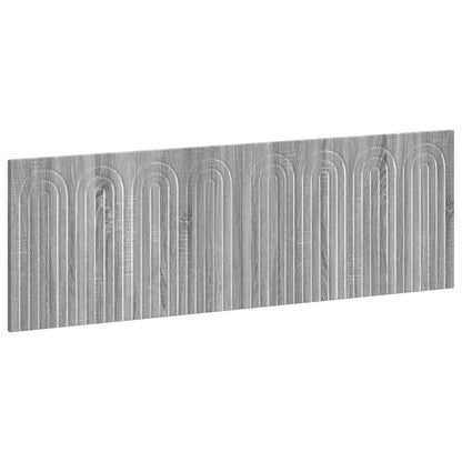 vidaXL Wall-Mounted Headboard ALKMAAR Grey Sonoma Engineered Wood 2