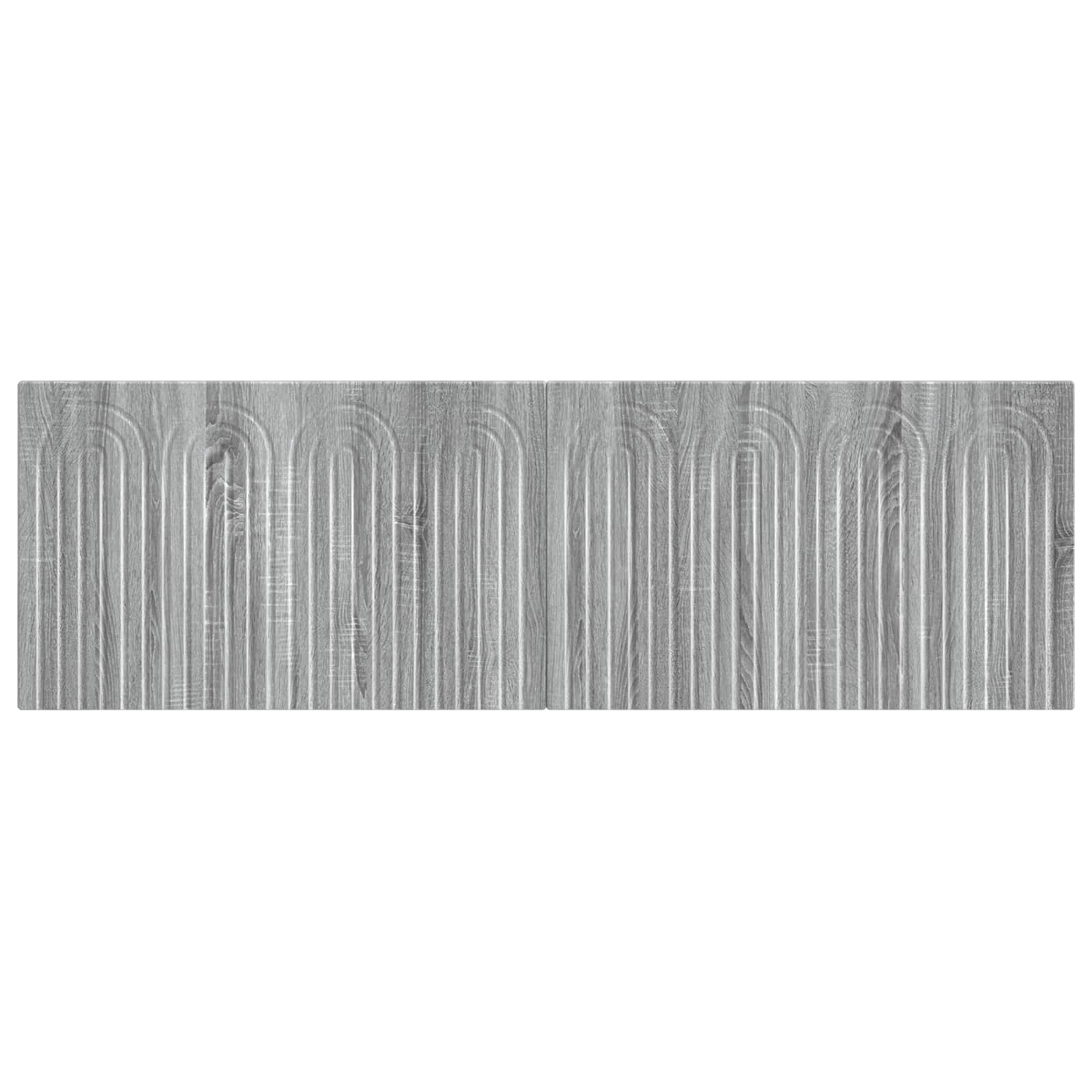 vidaXL Wall-Mounted Headboard ALKMAAR Grey Sonoma Engineered Wood 3