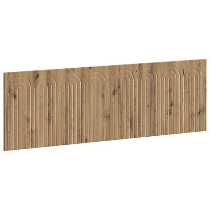 vidaXL Wall-Mounted Headboard ALKMAAR Artisan Oak Engineered Wood 2