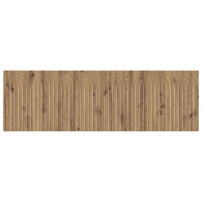 vidaXL Wall-Mounted Headboard ALKMAAR Artisan Oak Engineered Wood 3