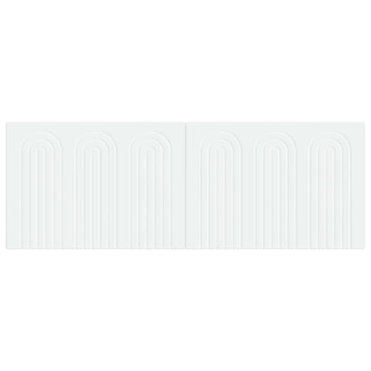 vidaXL Wall-Mounted Headboard ALKMAAR White Engineered Wood 3