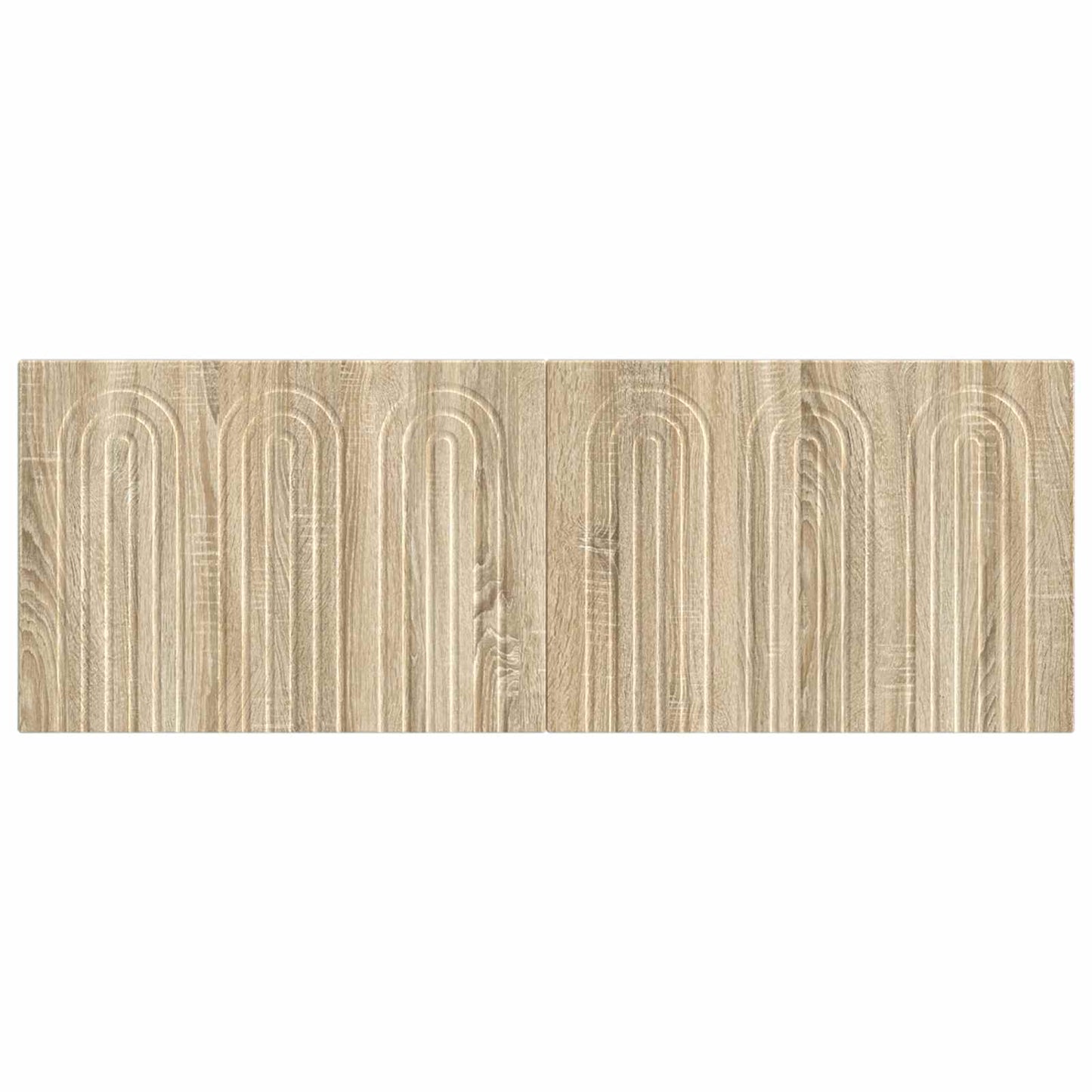 vidaXL Wall-Mounted Headboard ALKMAAR Sonoma Oak Engineered Wood 3