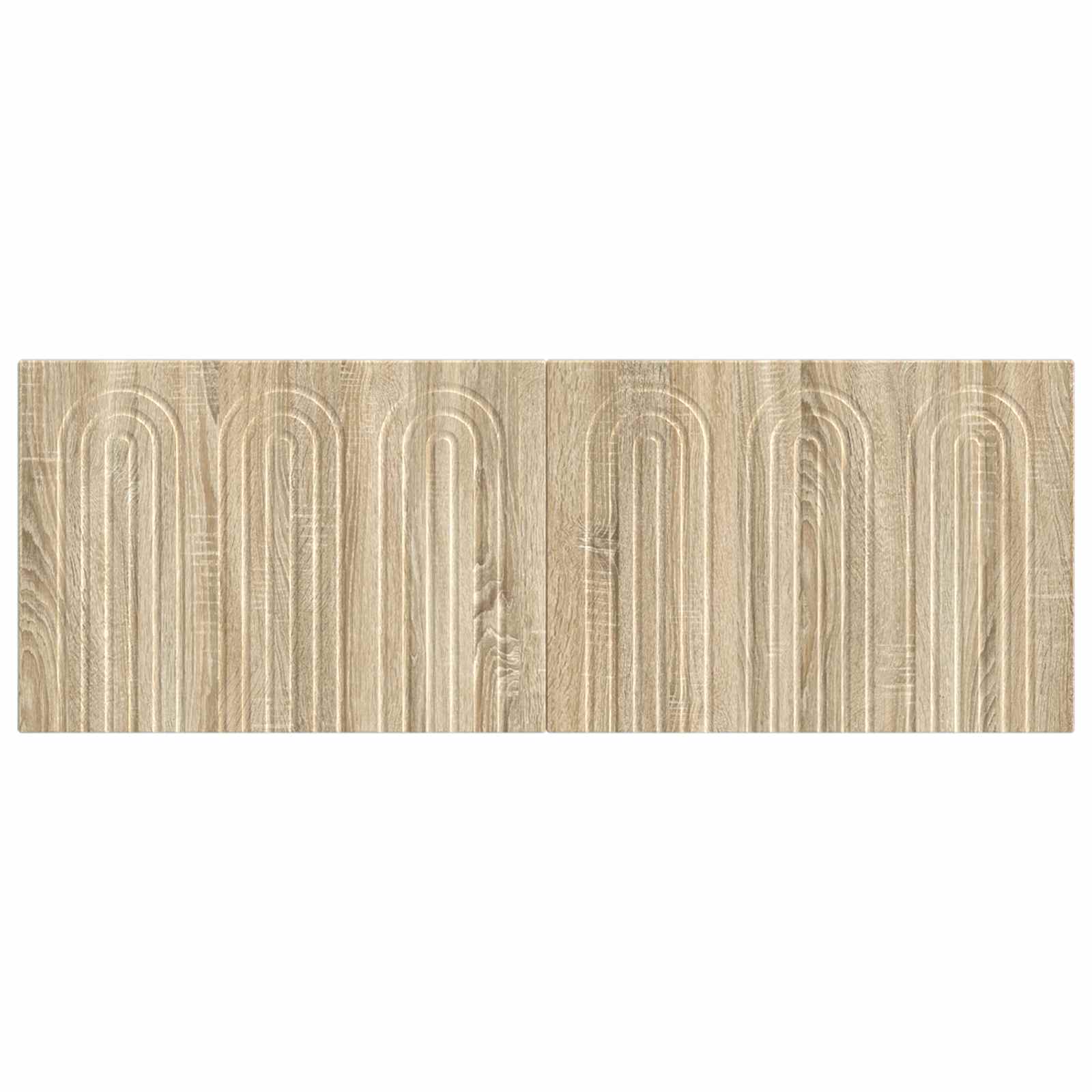 vidaXL Wall-Mounted Headboard ALKMAAR Sonoma Oak Engineered Wood 3
