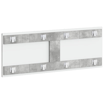 vidaXL Wall-Mounted Headboard ALKMAAR Concrete Grey Engineered Wood 5