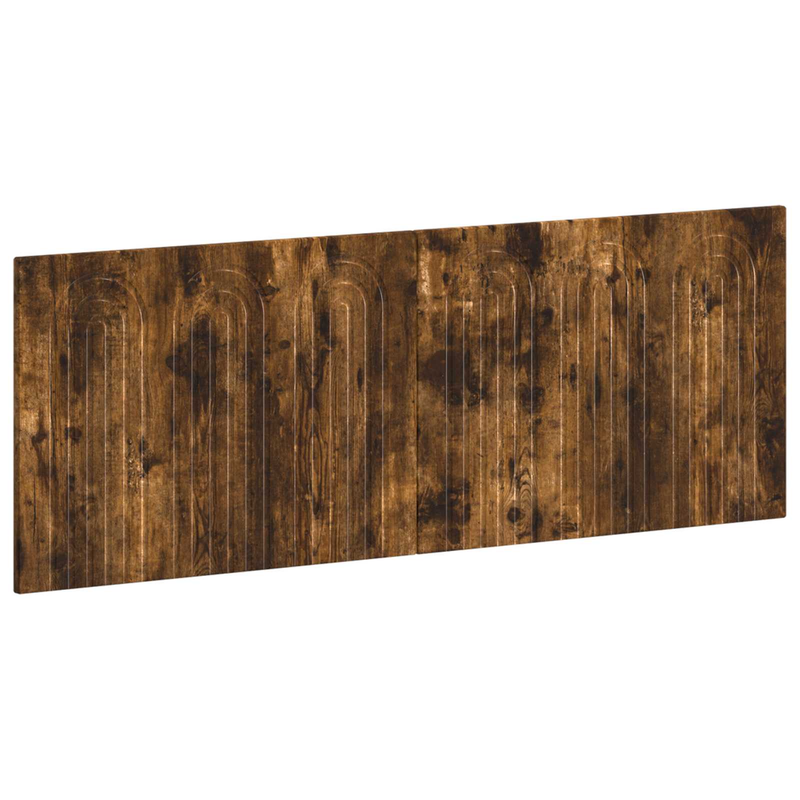 vidaXL Wall-Mounted Headboard ALKMAAR Smoked Oak Engineered Wood 2