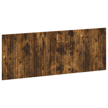 vidaXL Wall-Mounted Headboard ALKMAAR Smoked Oak Engineered Wood 2