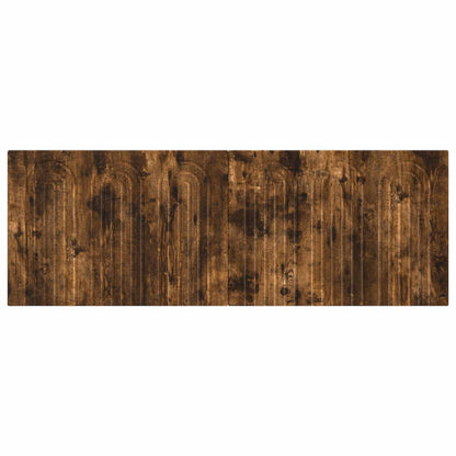 vidaXL Wall-Mounted Headboard ALKMAAR Smoked Oak Engineered Wood 3