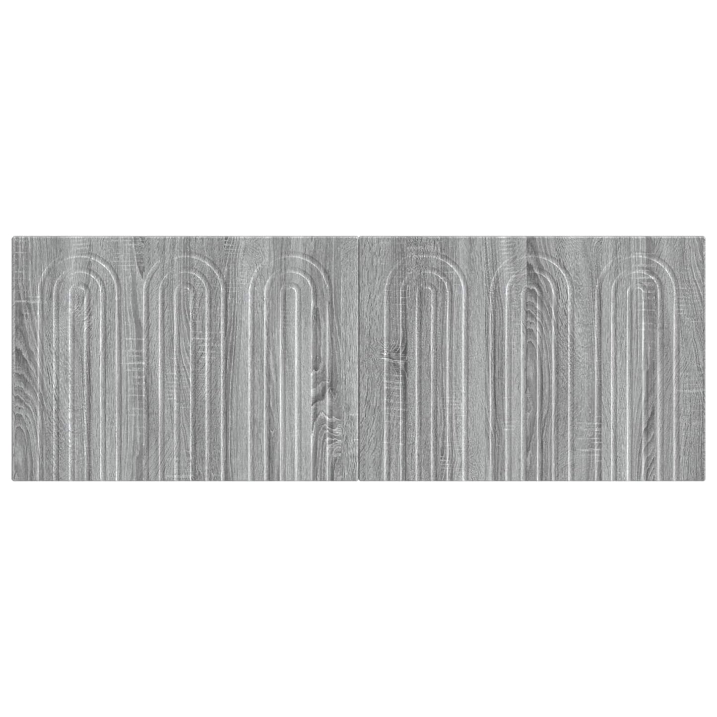 vidaXL Wall-Mounted Headboard ALKMAAR Grey Sonoma Engineered Wood 3