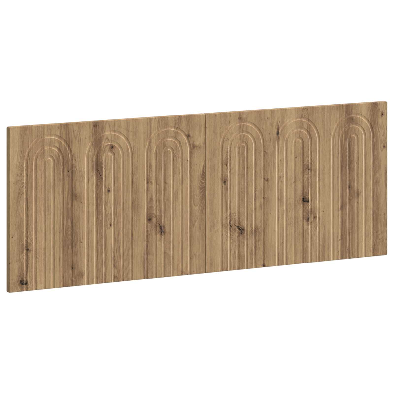 vidaXL Wall-Mounted Headboard ALKMAAR Artisan Oak Engineered Wood 2