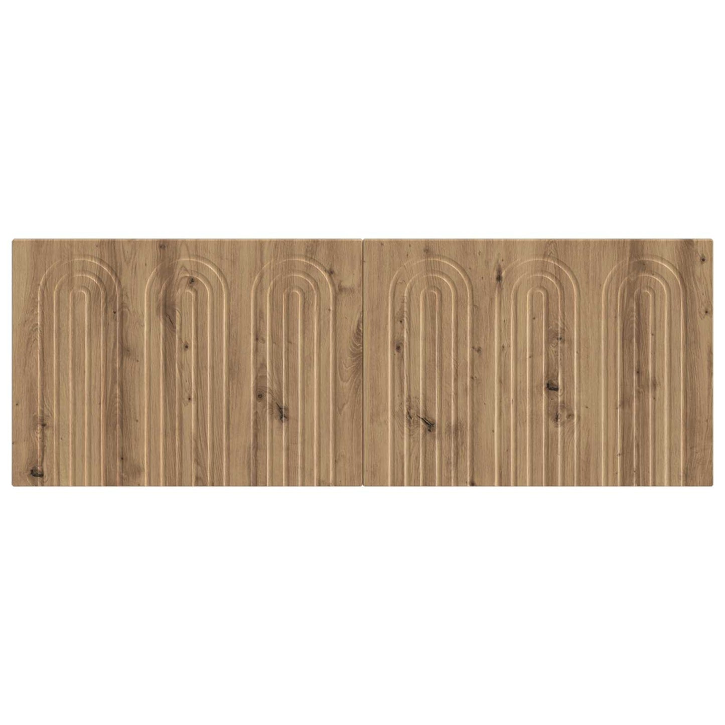 vidaXL Wall-Mounted Headboard ALKMAAR Artisan Oak Engineered Wood 3